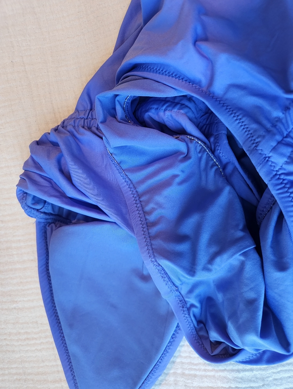DKNY Blue Ruched One-Piece Swimsuit - Picture 6 of 7